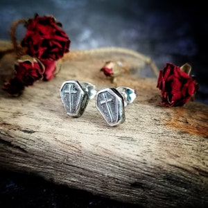 Coffin Stud Earrings