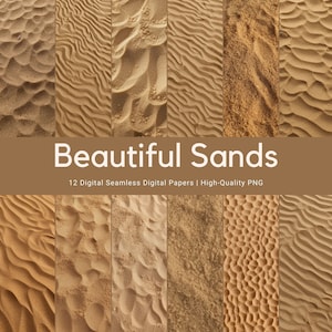 Sand Digital Papers, Seamless Sand Pattern | Digital Prints For Projects | Unique pattern PNG | Sand Digital Pattern