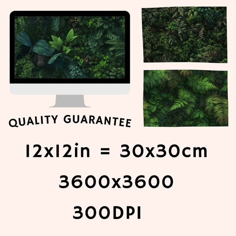 Rainforest Digital Paper, Rainforest Digital Pattern | Digital Prints ...
