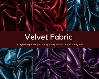 Velvet Digital Papers, Unique Velvet Patterns | Digital Prints For Projects | Unique pattern PNG | Velvet Fabric Digital Pattern