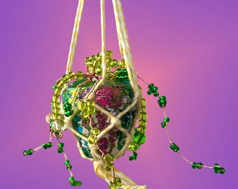 Mystery Mini Hanging Plant | Random Miniature Macrame Planter | Plant Lover Gift (Handmade!)