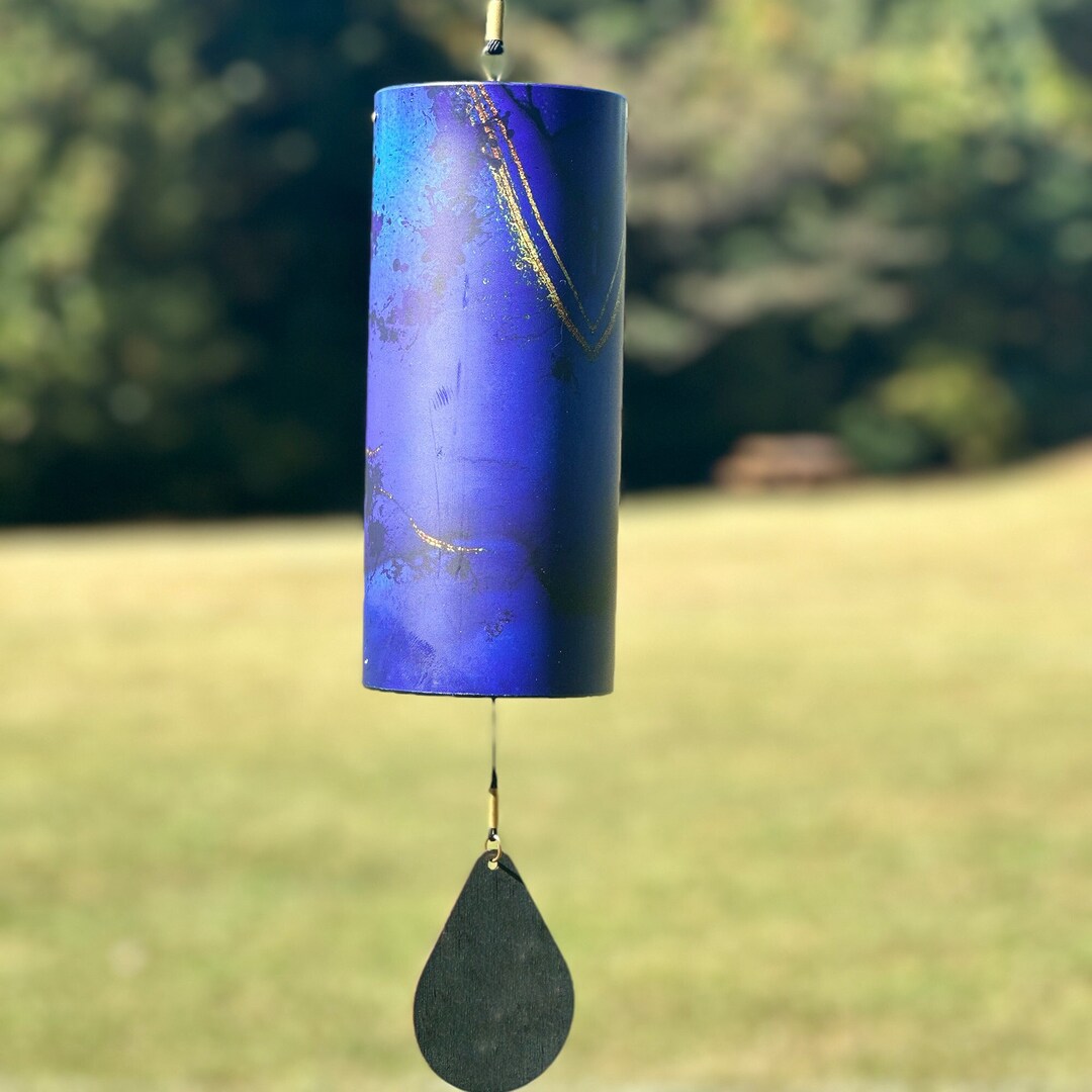 Cathmeowcraft 14-inch Water Harmony Chimes Blue Colored Hand Crank ZEN ...