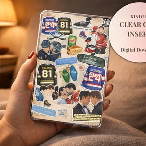 BUNDLE* Heated Rivalry Kindle Insert | Sports Romance Bookish Background | Romance Reader | Kindle Clear Case Insert
