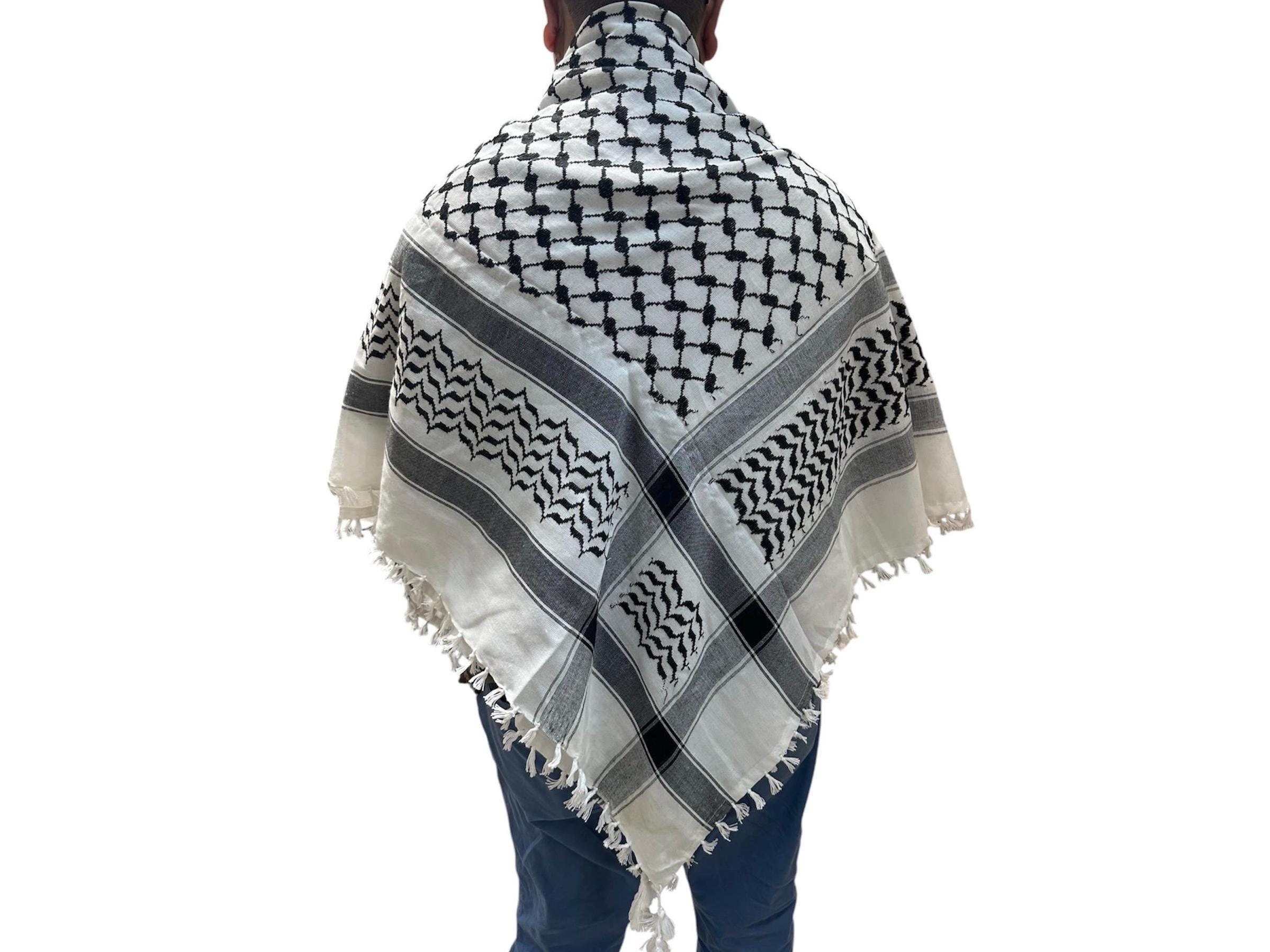 Shemagh Scarf Palestinian , Keffiyeh Houndstooth , Arab