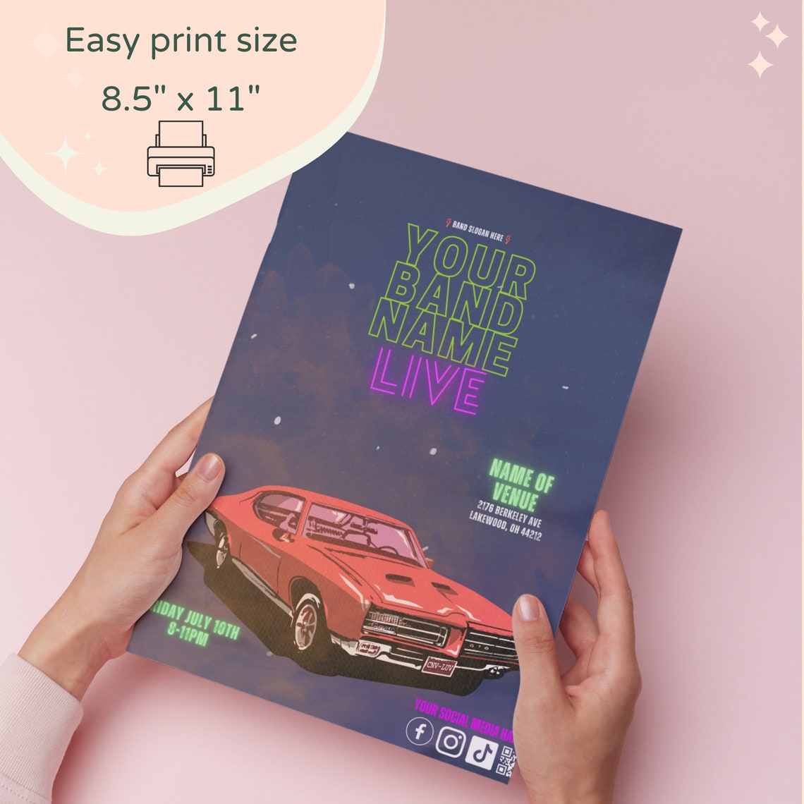 Editable Flyer Template, Digital Custom Flyer, Business Flyer Template ...