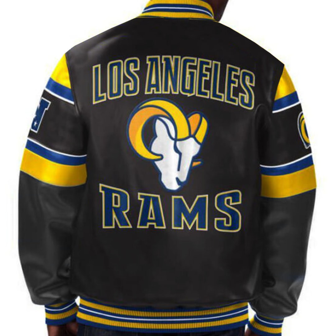 NFL Los Angeles Rams Leather Jacket for Men and Women Etsy