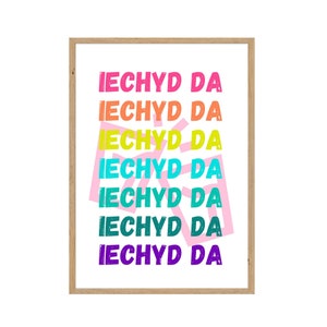 Cymraeg Iechyd Da-print - Welsh Cheers-print