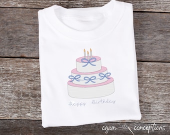 Birthday Cake - 3rd Birthday | Embroidery Design