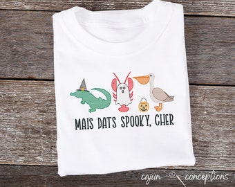 Halloween Cajun Trio | Alligator Witch | Crawfish Ghost | Pelican + Pumpkin | Embroidery Design