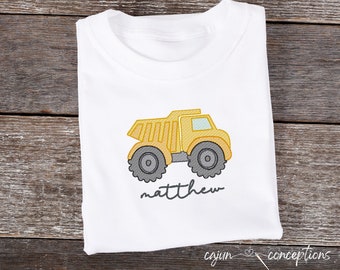 Dump Truck | Construction | Embroidery Design