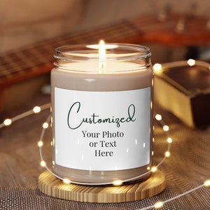 Personalized Photo Candle,Gifts for Couple,Anniversary Gift,Custom Picture Candle Customized Couple Gifts In Loving Memory,Photo Candle Gift
