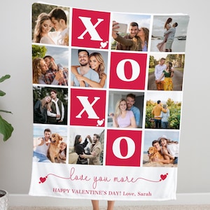 Manta de regalo para el día de San Valentín con fotos de pareja personalizadas, regalo del día de San Valentín para pareja, manta personalizada, regalo para pareja, regalos de boda, regalo de compromiso