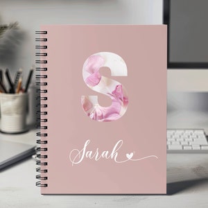 Custom Spiral Notebook Personal Monogrammed Gift Personalized spiral notebook,Customized Notebook, Journal, Personalized Gift,Guest Book,