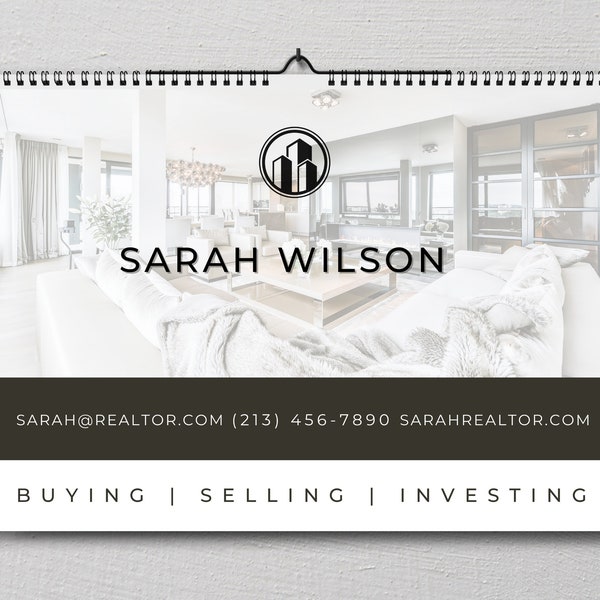 Realtor Year Calendar Etsy
