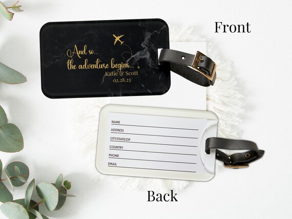 His hers luggage tags shop