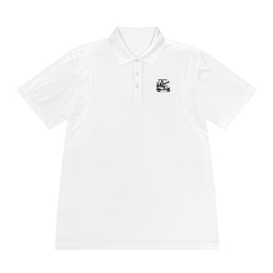 ゴルフポロシャツ メンズ サスカッチ ビッグフット 父の日ギフト、ゴルフカートTシャツ、スポーツゴルフトップ、ゴルフ愛好家シャツ、面白いゴルフポロシャツ