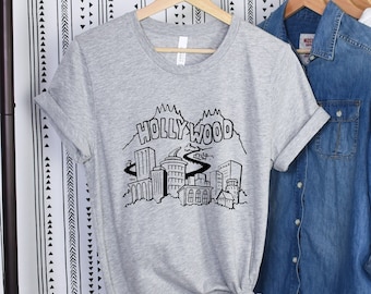 Hollywood Studios Disney Shirt, Hollywood Trip Shirt, Hollywood Crewneck, Hollywood Graphic Tees, Los Angeles California Sweater, LA Hoodie