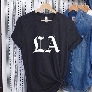LA Graphic Shirt, LA Sweatshirt, LA Hoodie, Aesthetic Los Angeles Crewneck Sweatshirt, California Tee, Gift For Los Angeles Lover