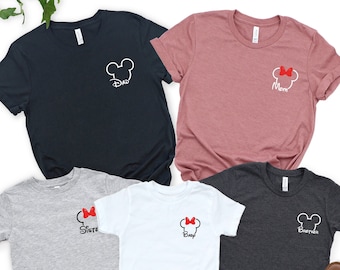 Disney Family Shirt, Gift For Disney Shirts, Custom Disney Family Vacation Shirts, Disney World Matching Shirts, Disneyland Trip Shirt