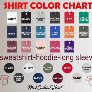 a shirt color chart for men and women