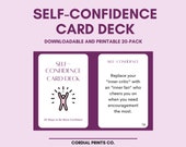 Self-Confidence Card Deck • 20 Printable Cards • Confidence Tips and Tricks for All Ages