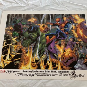 Amazing Spider-Man : Enter the Green Goblin Lithographie