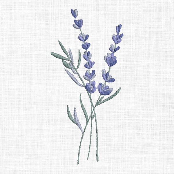 Lavender Embroidery Etsy