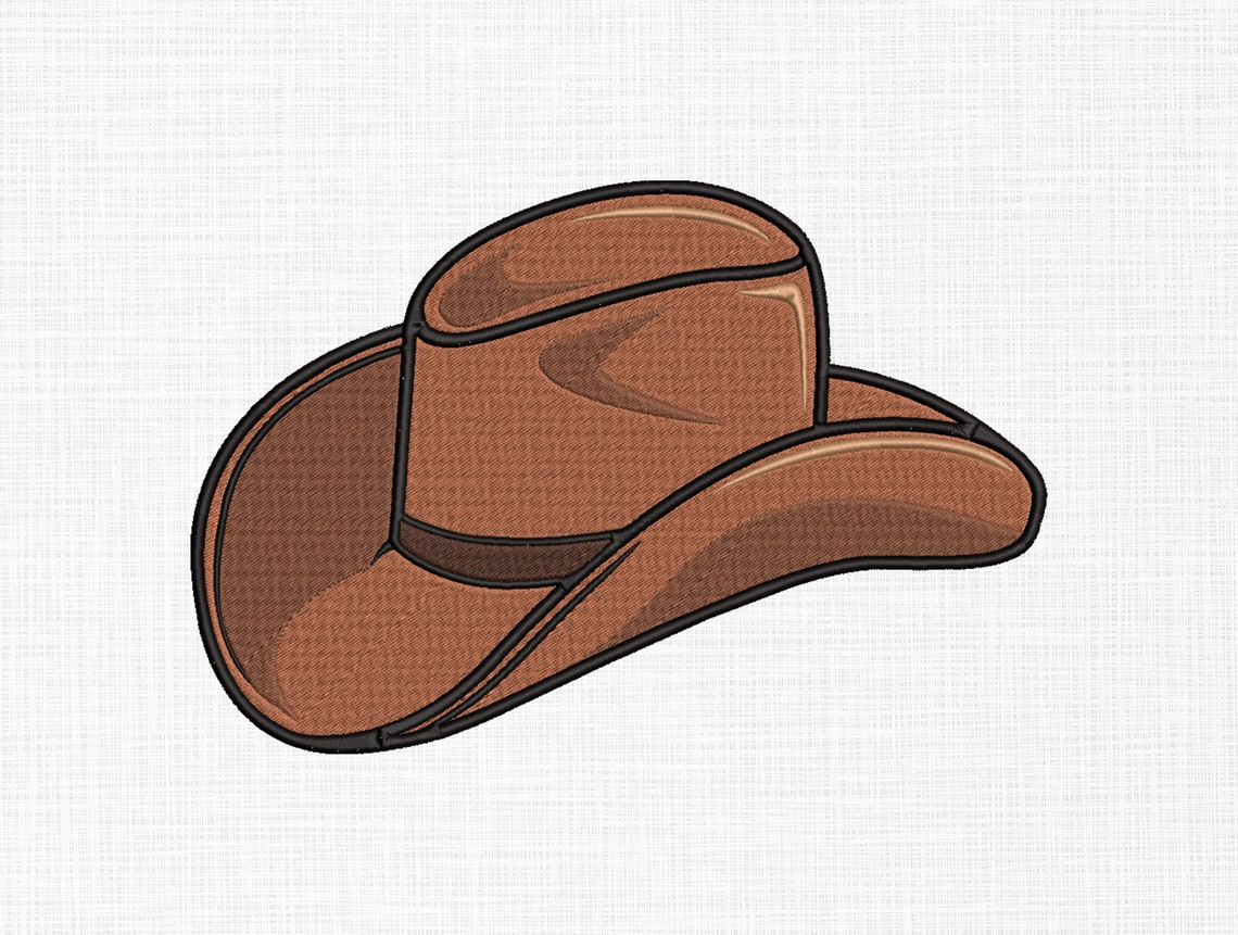 Cowboy Hat Embroidery Designs Machine Embroidery Designs Etsy