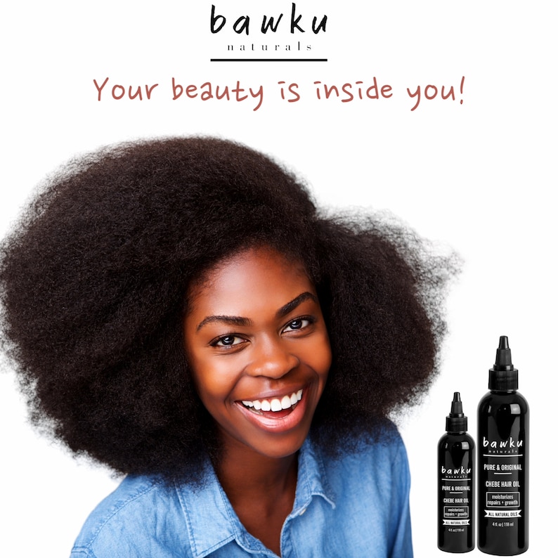 Chebe Hair Oil With Pure Chebe Powder From Chad. Contains Castor ...