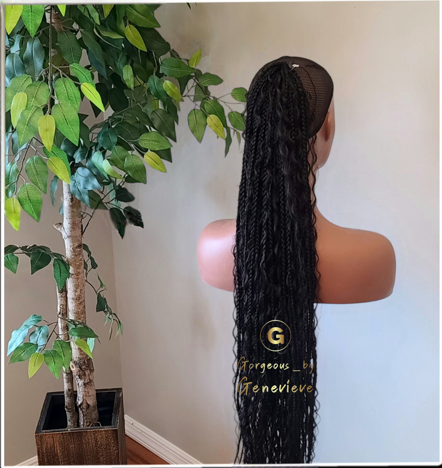 Goddess Braids Drawstring Ponytail: Elegant & Effortless Style