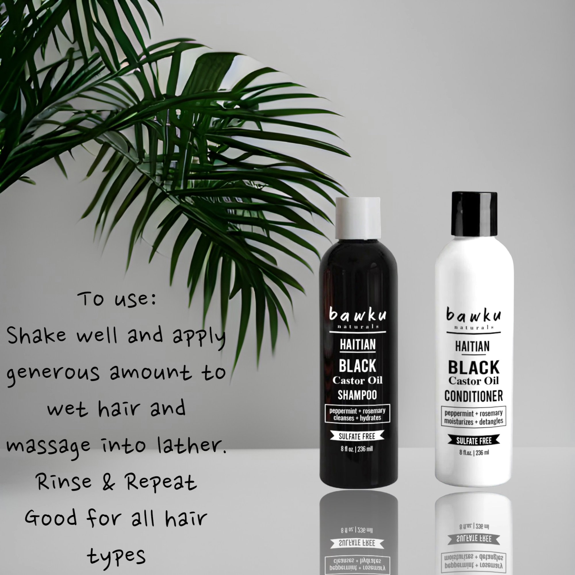 Haitian Black Castor Oil 100 Lwil Maskriti Scalp Care Tingling Shampoo