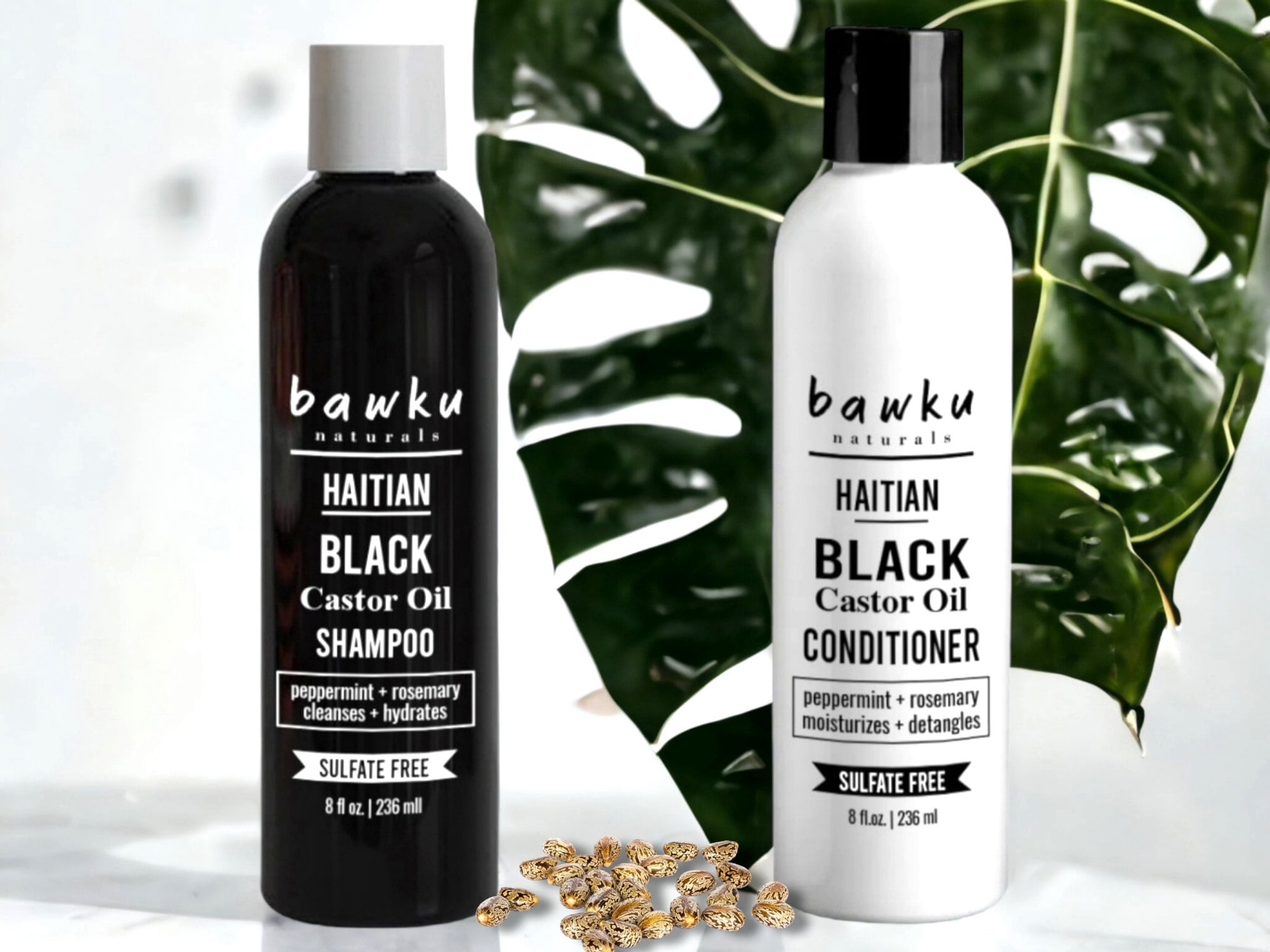 Haitian Black Castor Oil 100 Lwil Maskriti Scalp Care Tingling Shampoo