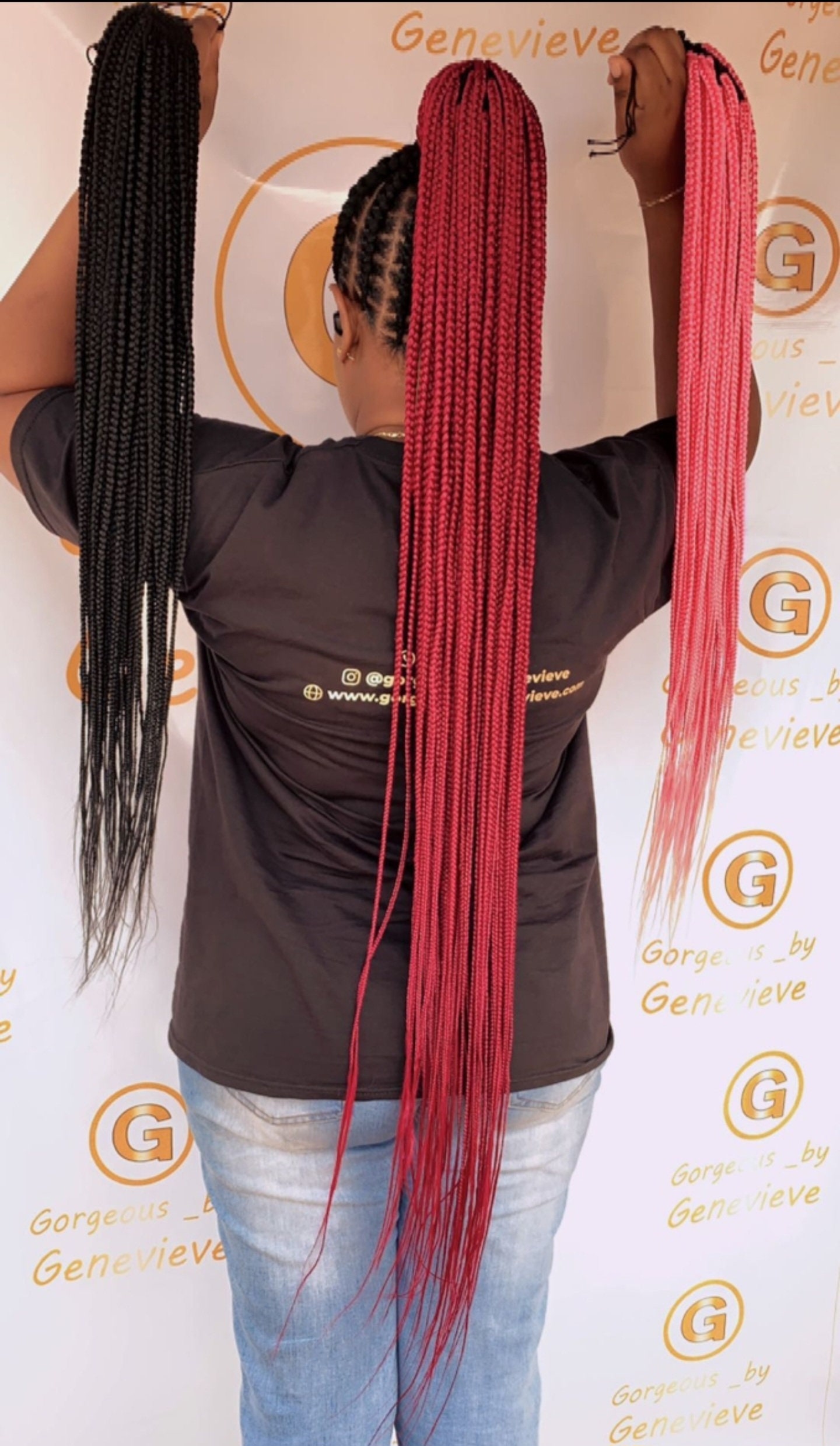 Handmade Braided Ponytail Extension Ponytail Braid Extension Drawstring