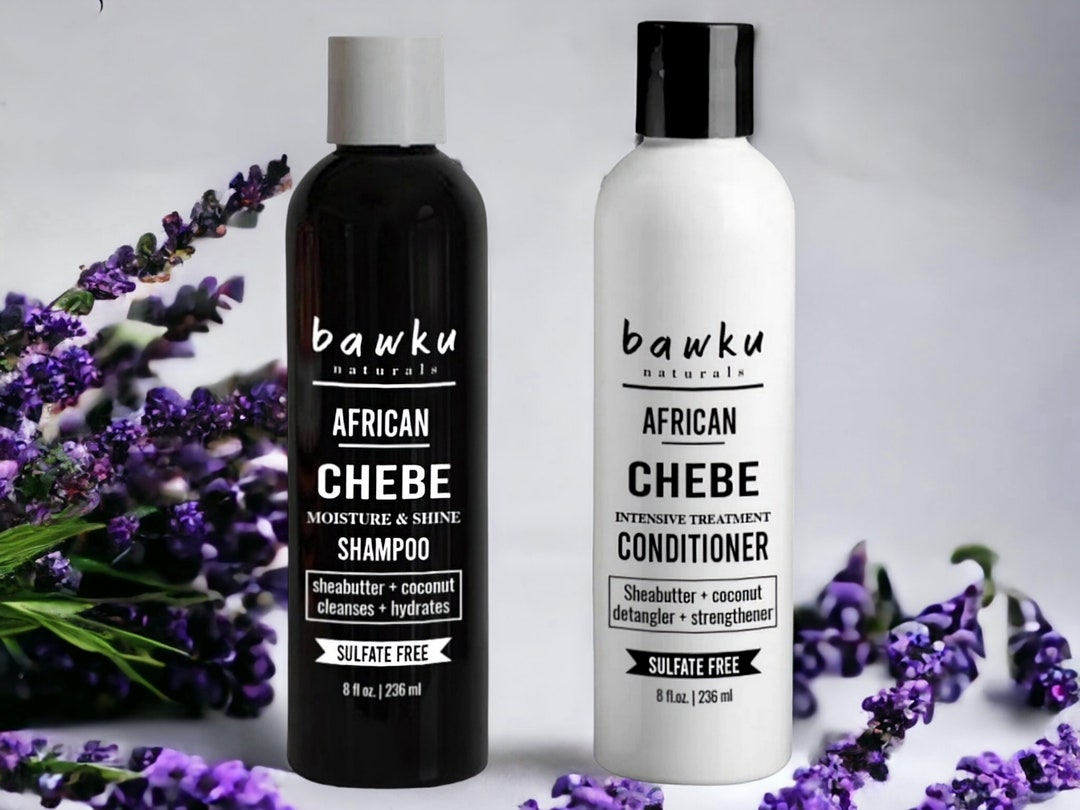 African Chebe Shampoo & Conditioner Set With African Sheabutter Coconut
