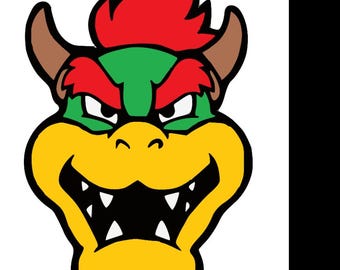 Bowser SVG-Vorlage für Cricut