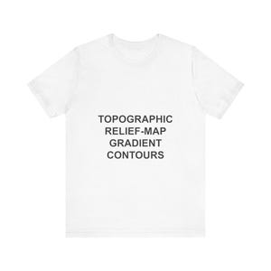 Contourreliëf: Topografische hellingskaartafdruk