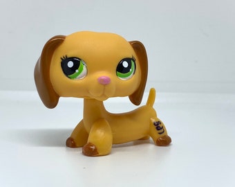 Authentic Littlest Pet Shop Dachshund 1751 Dog Figure Hasbro LPS Rare HTF Etsy