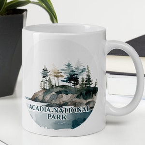 Acadia National Park Mug | US National Parks Online Store | Camping Mug 11 oz | Outdoor and Camping Gifts | National Park Gift Shop | Coffee