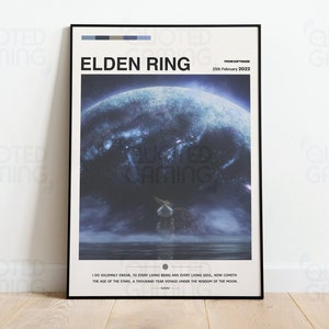 Elden Ring (2022) para Ps5 - Pôster de videogame, Minimalista, Ranni the Witch, Age of Star, Decoração para casa, Arte de parede, Citações de videogame, FromSoftware