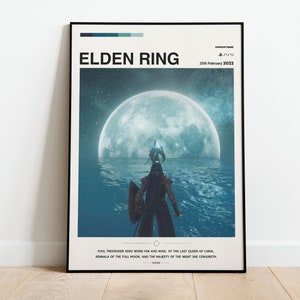 Elden Ring (2022) per Ps5- Poster di videogiochi, Minimalista, Rennala, Oggettistica per la casa, Arte della parete, Citazioni di videogiochi, FromSoftware