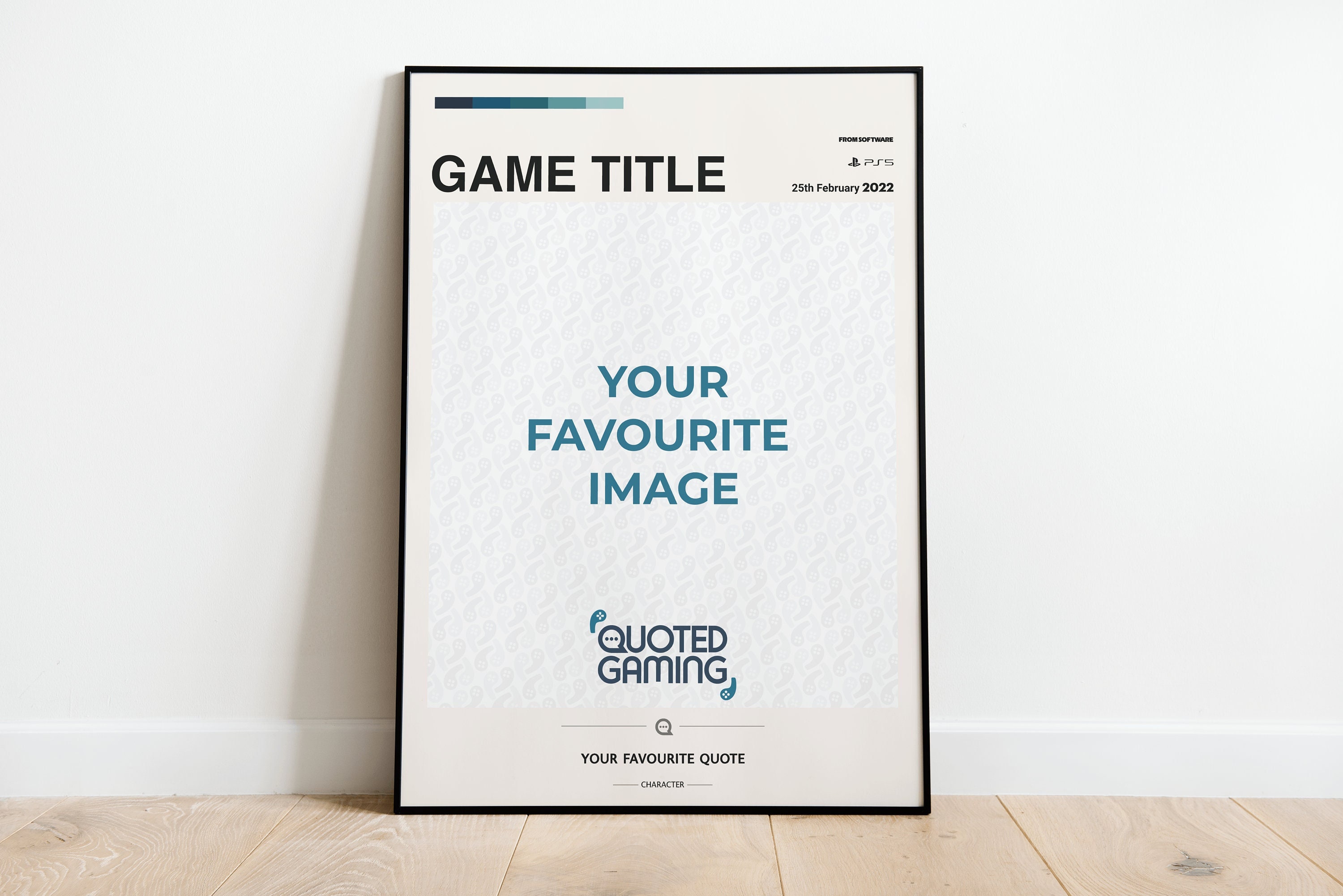 Personalized Video Game Poster - Video Game Poster, Minimalist, Custom ...