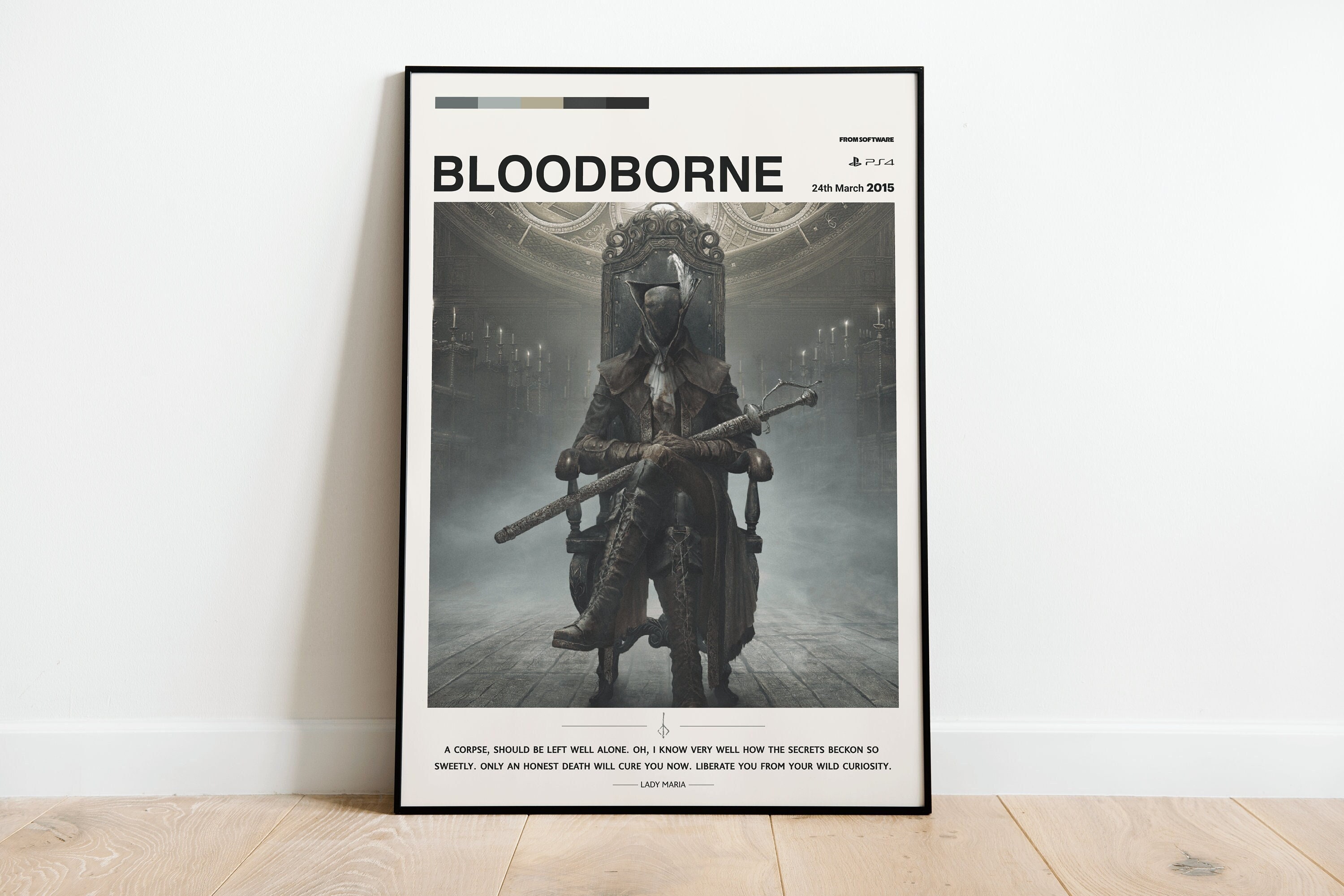 Lady Maria on the featured section on PS4 : r/bloodborne