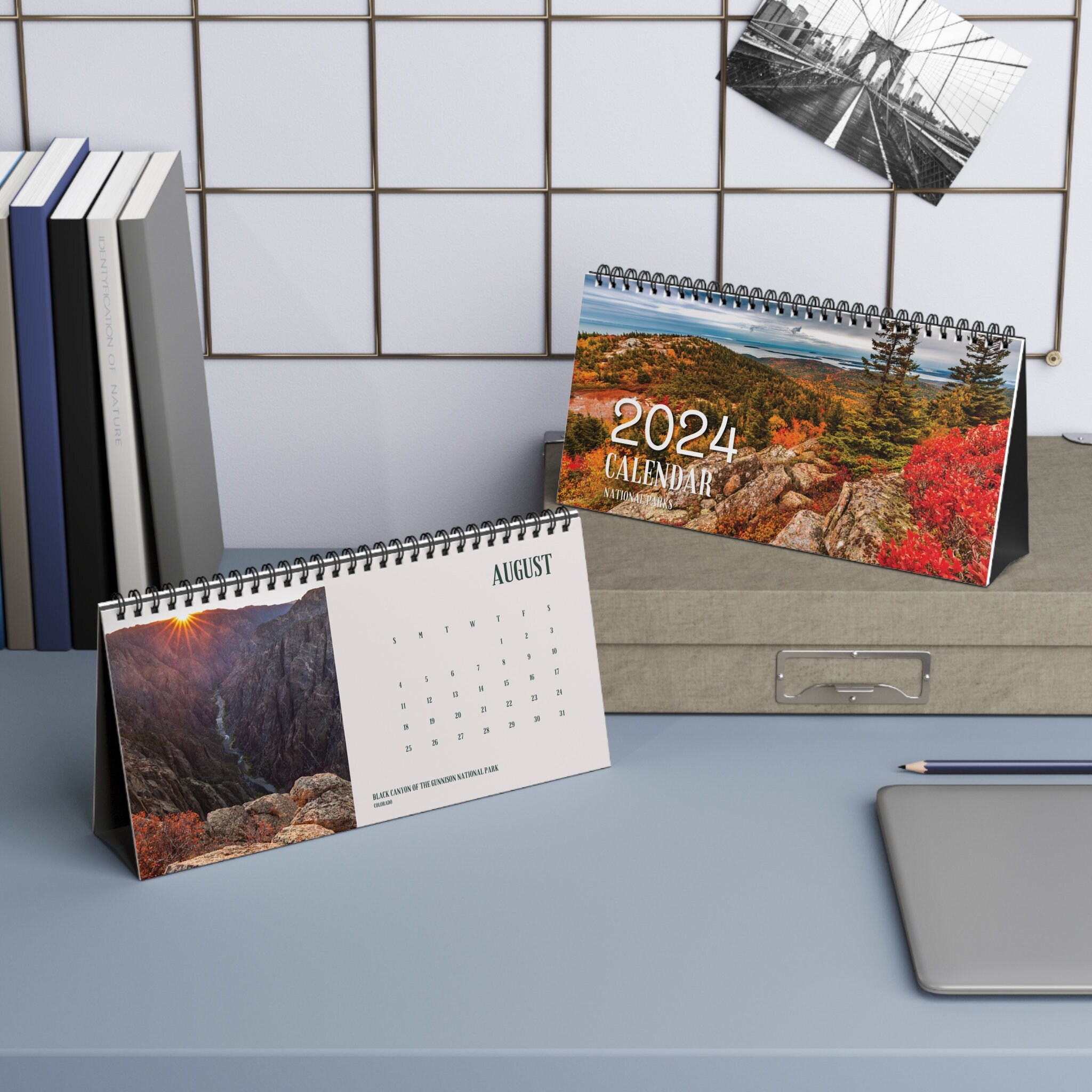 2024 National Parks Desk Calendar Etsy