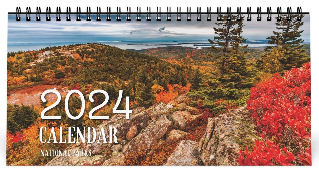 2024 National Parks Desk Calendar Etsy