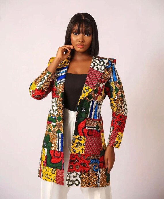 Prom Ankara Midi Dress, Jacket, Ankara Coat , African Dress, African Print Dress, Ankara Dress, Maxi, Dress, Women Clothing, Party Dress,