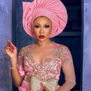 Autogele africain, gele prêt à porter, chapeau africain, chapeau de mariage traditionnel, couvre-chef pré-noué, turban, cravate,