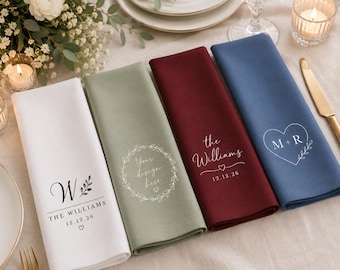 10-500 Custom wedding napkin,wholesale cloth napkin set bulk,premium polyester fabric,wedding table decor,personalized cocktail engagement