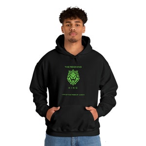 The Reigning King_Lime - Faith Based Hoodie