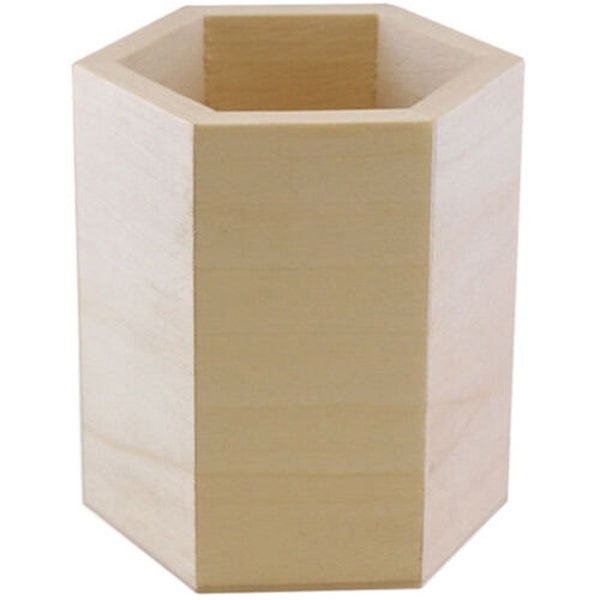 Wooden Hexagonal Box