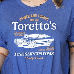 Toretto's Pink Slip Customs | The Fast and The Furious Shirt | Unisex